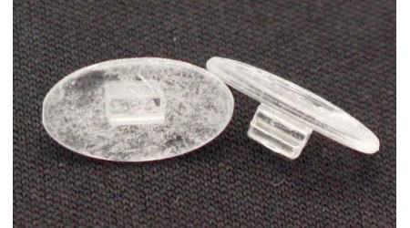 Szemüveg orrpárna, PVC, 12mm, PUSH-ON  (16588)